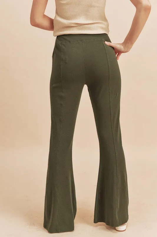 Aemi   Co High Waist Flare Pants