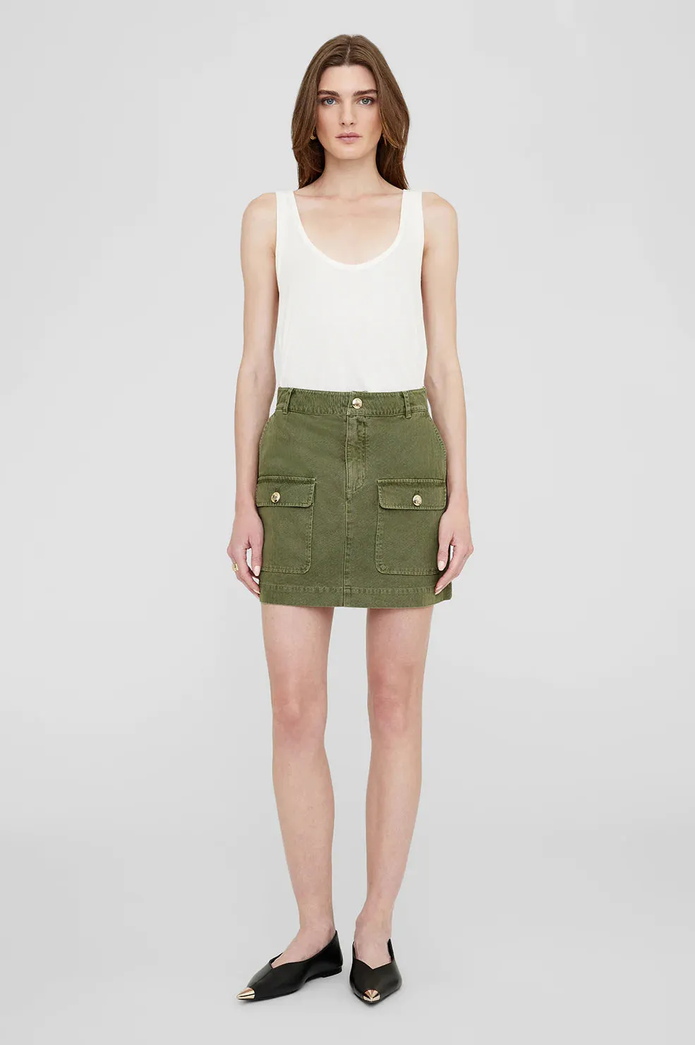 Aliza Skirt Army Green