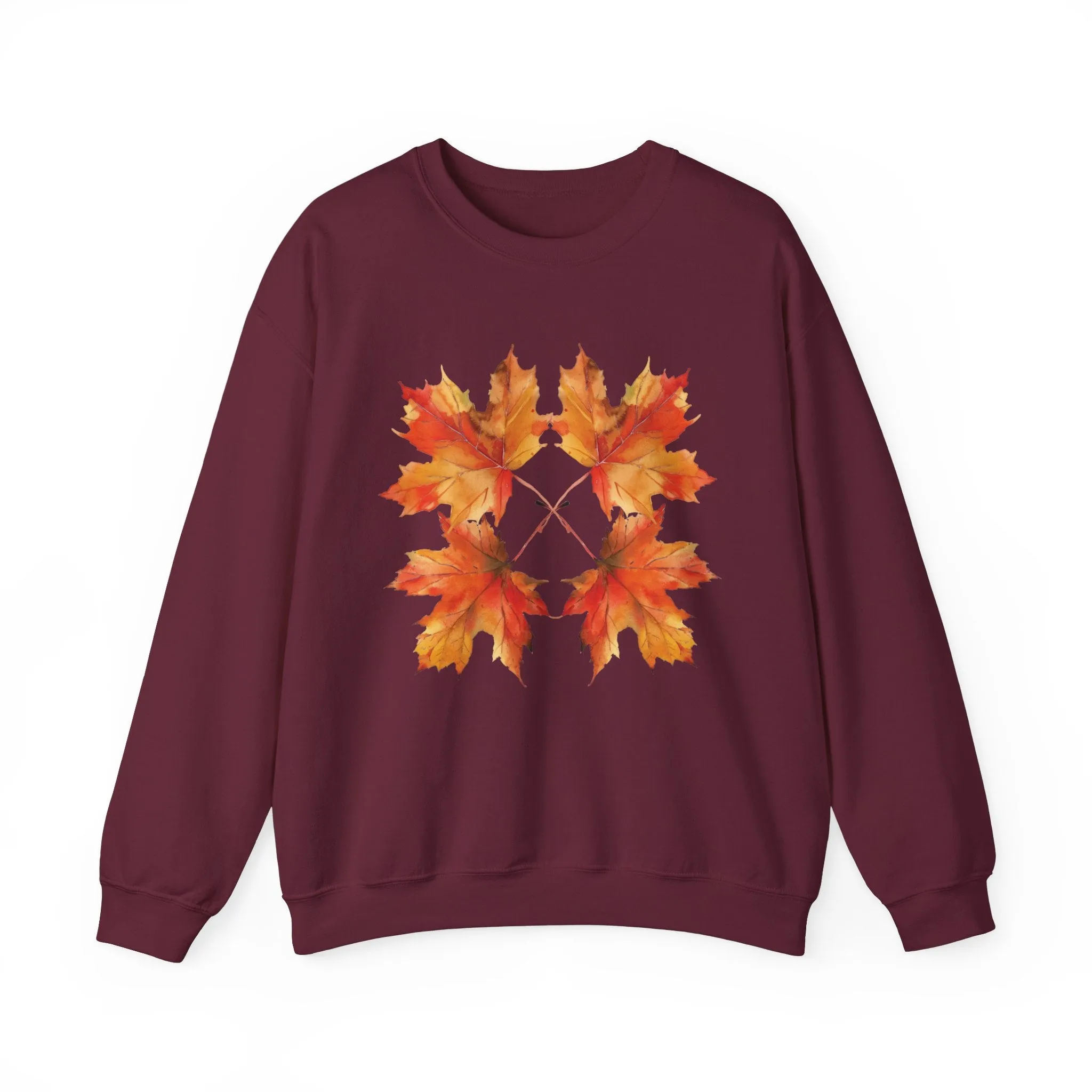Autumn Sweatshirt, Maple Sweatshirt, Fall Leaves Sweater, Fall Season Sweater, September Sweatshirt, October Sweater, Hello Fall Sweatshirt