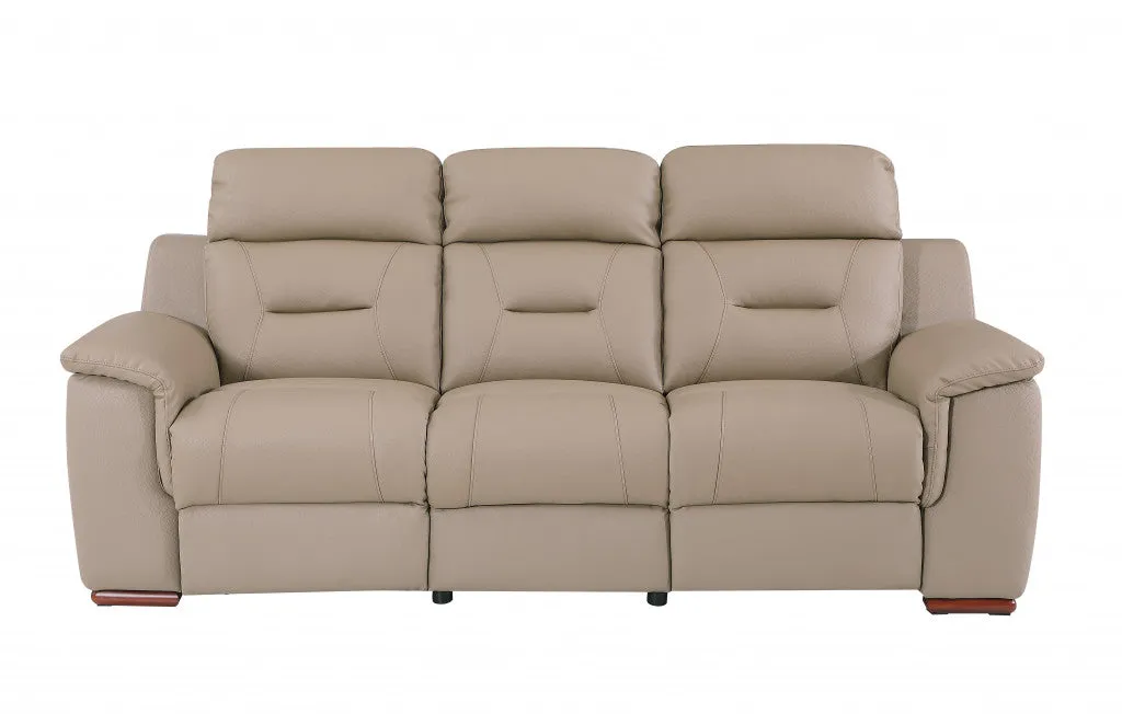 Beige Sofa Love By Homeroots - 366204