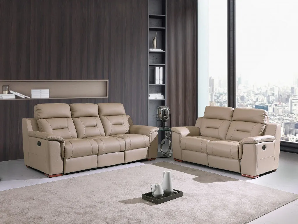 Beige Sofa Love By Homeroots - 366204
