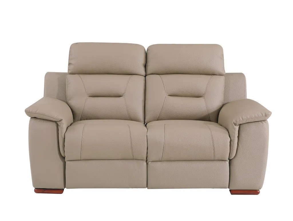 Beige Sofa Love By Homeroots - 366204