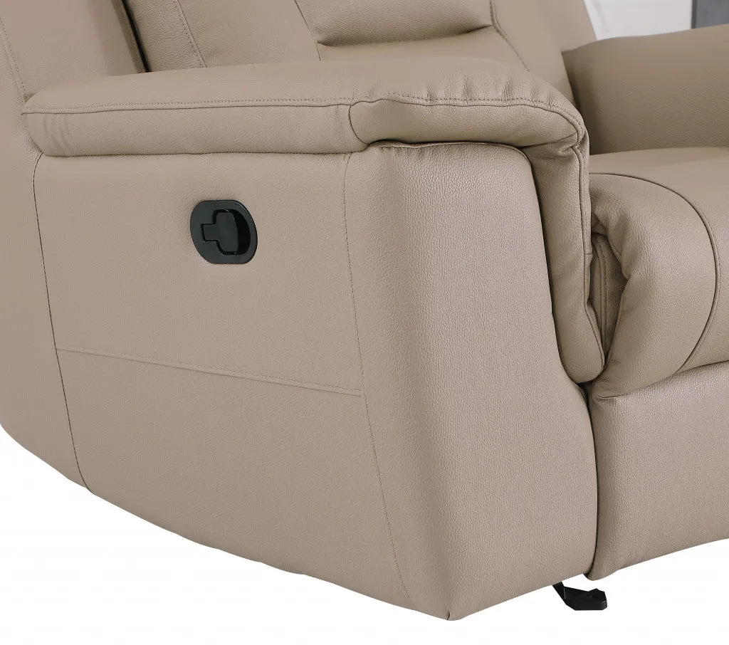 Beige Sofa Love By Homeroots - 366204
