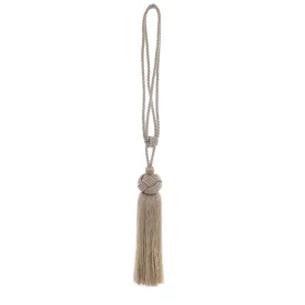 Blanc Mariclò Nappa embrasse fermatenda beige, shabby chic H32 cm