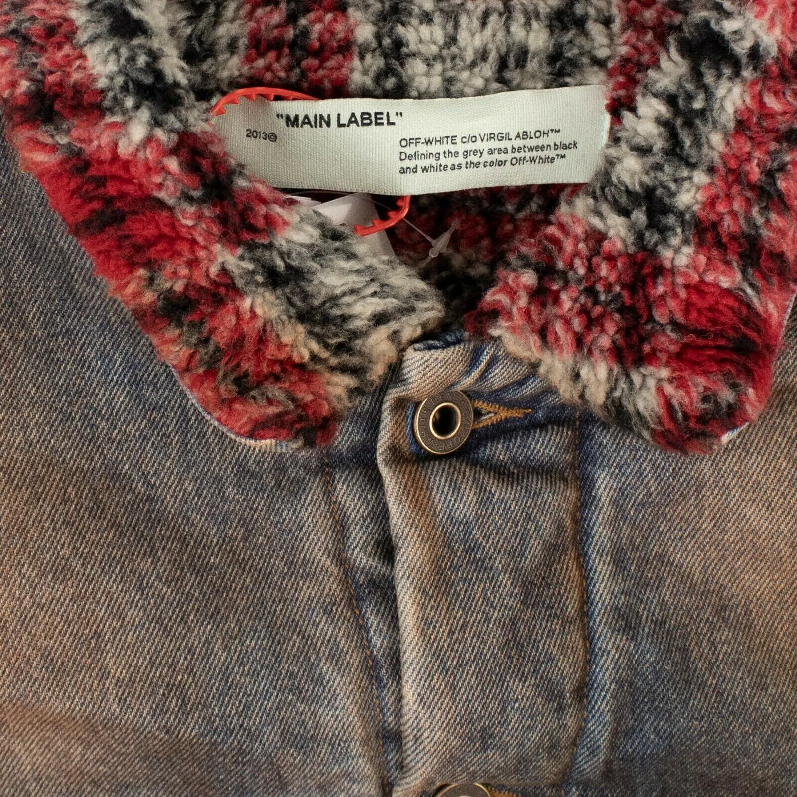 Blue Denim Checked Jacket
