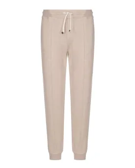 Brunello Cucinelli New Mens Cashmere Beige Joggers