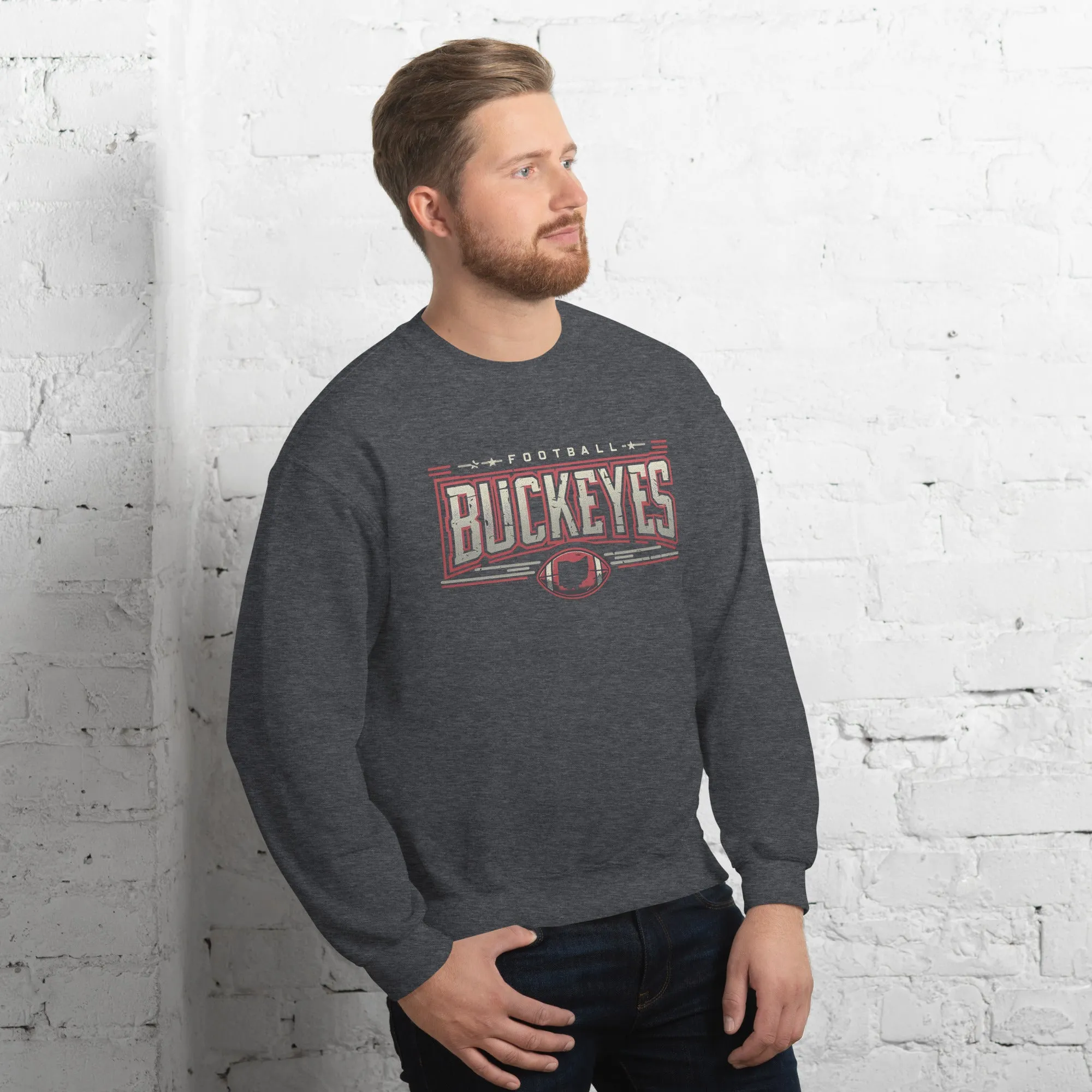 Buckeyes Football Vintage Retro Unisex Sweatshirt