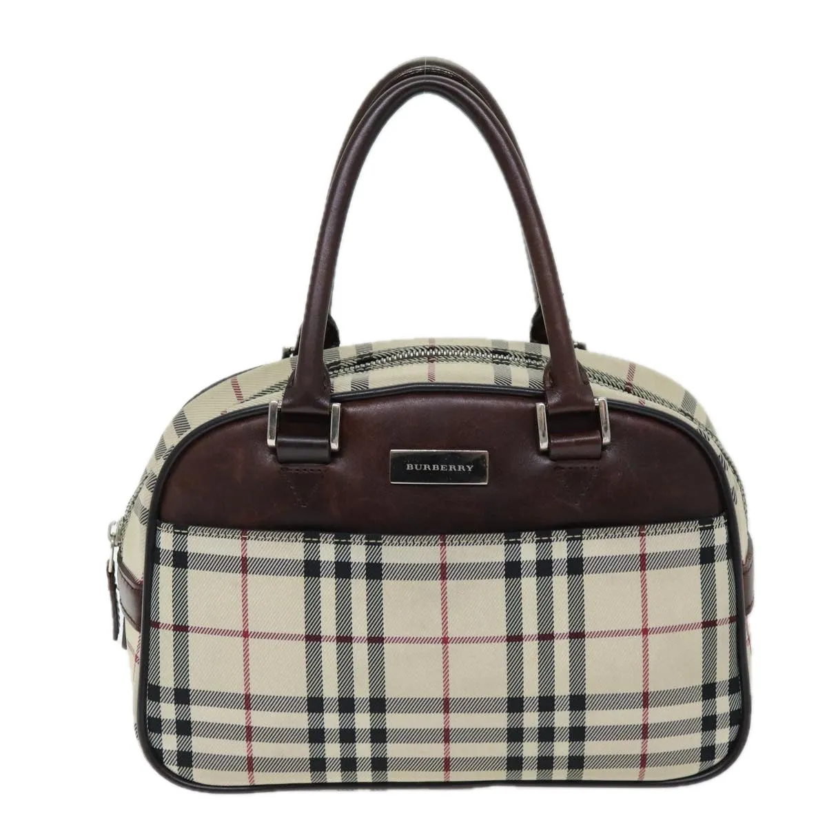 BURBERRY Hand Bag Canvas Beige Dark beige  ep4192