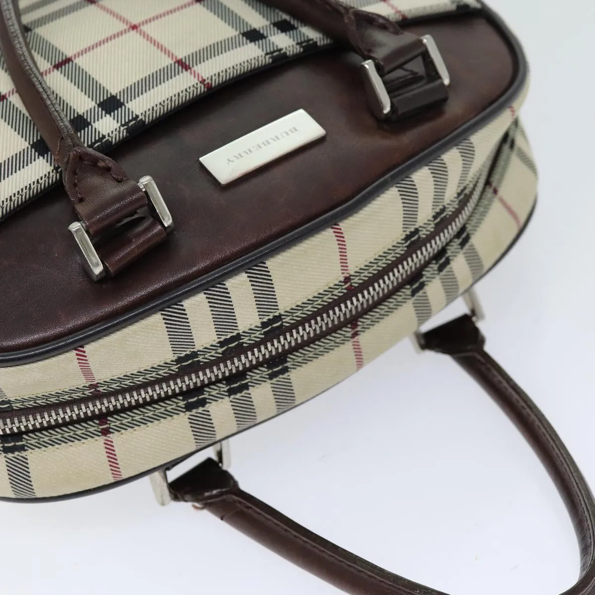 BURBERRY Hand Bag Canvas Beige Dark beige  ep4192