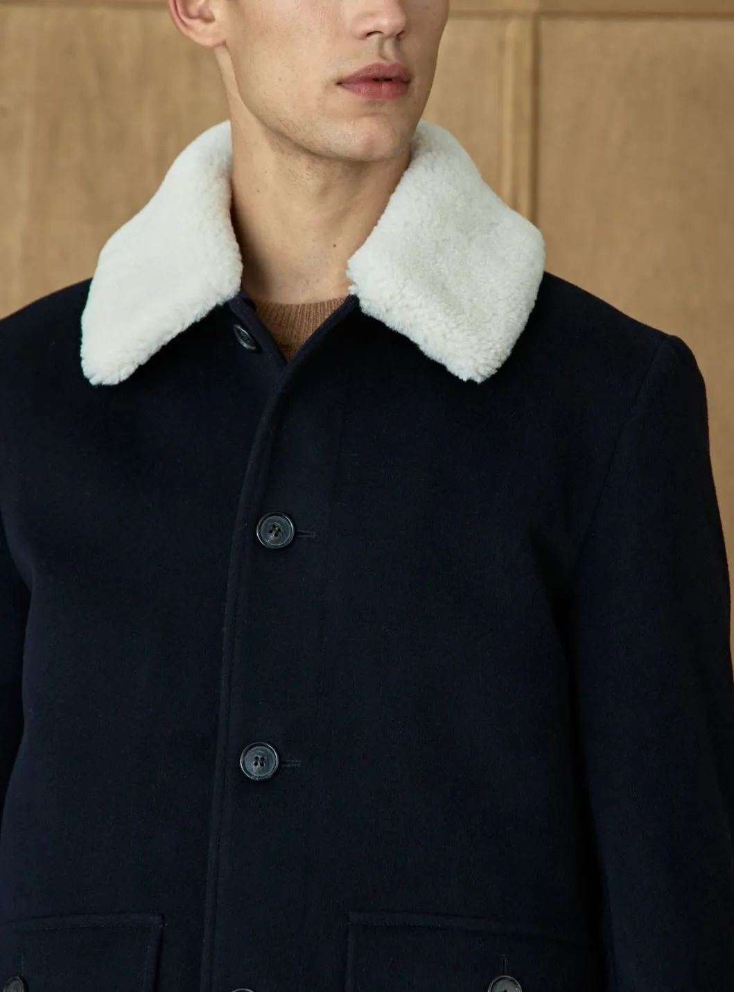 Caban Mel Navy