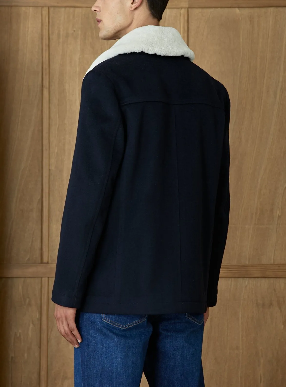 Caban Mel Navy