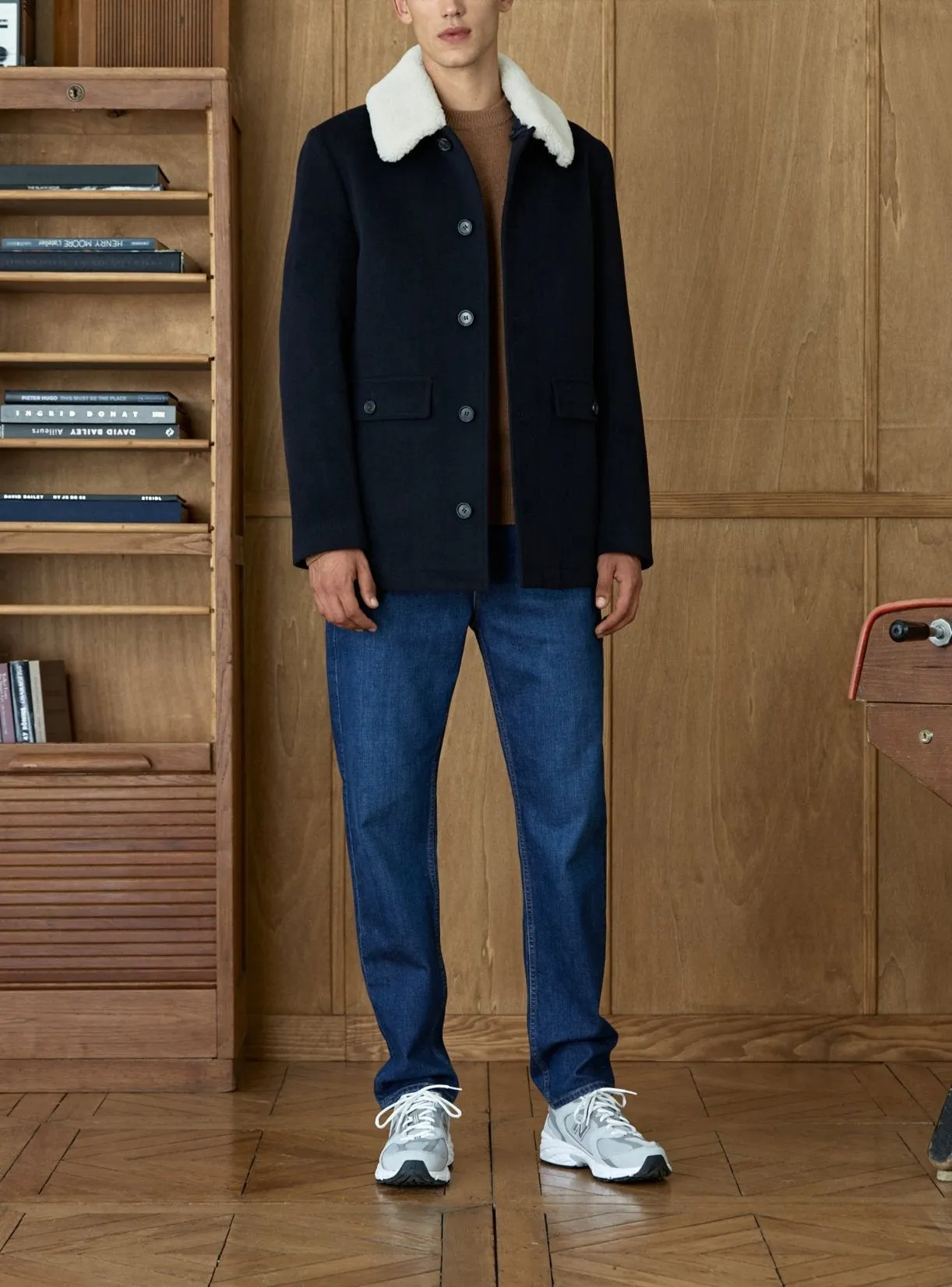 Caban Mel Navy