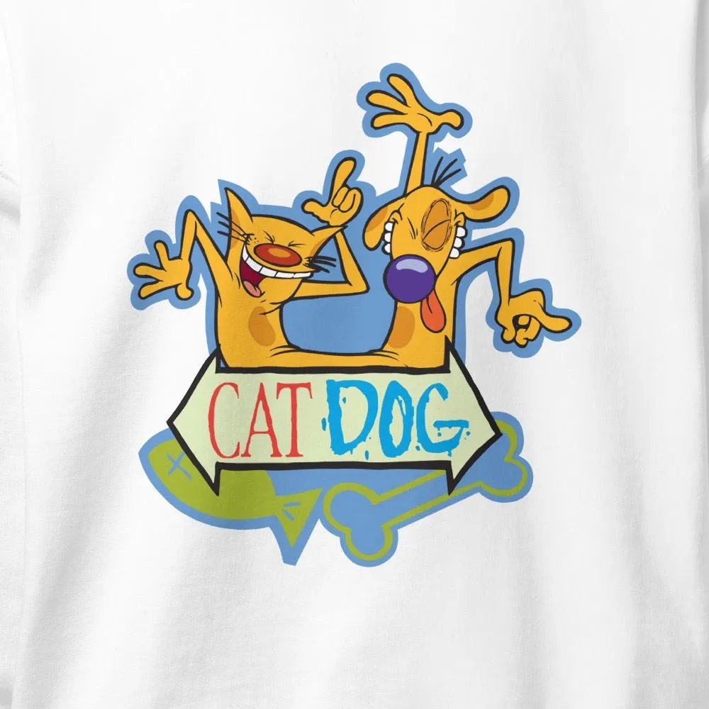 CatDog Dance Adult Crewneck Sweatshirt
