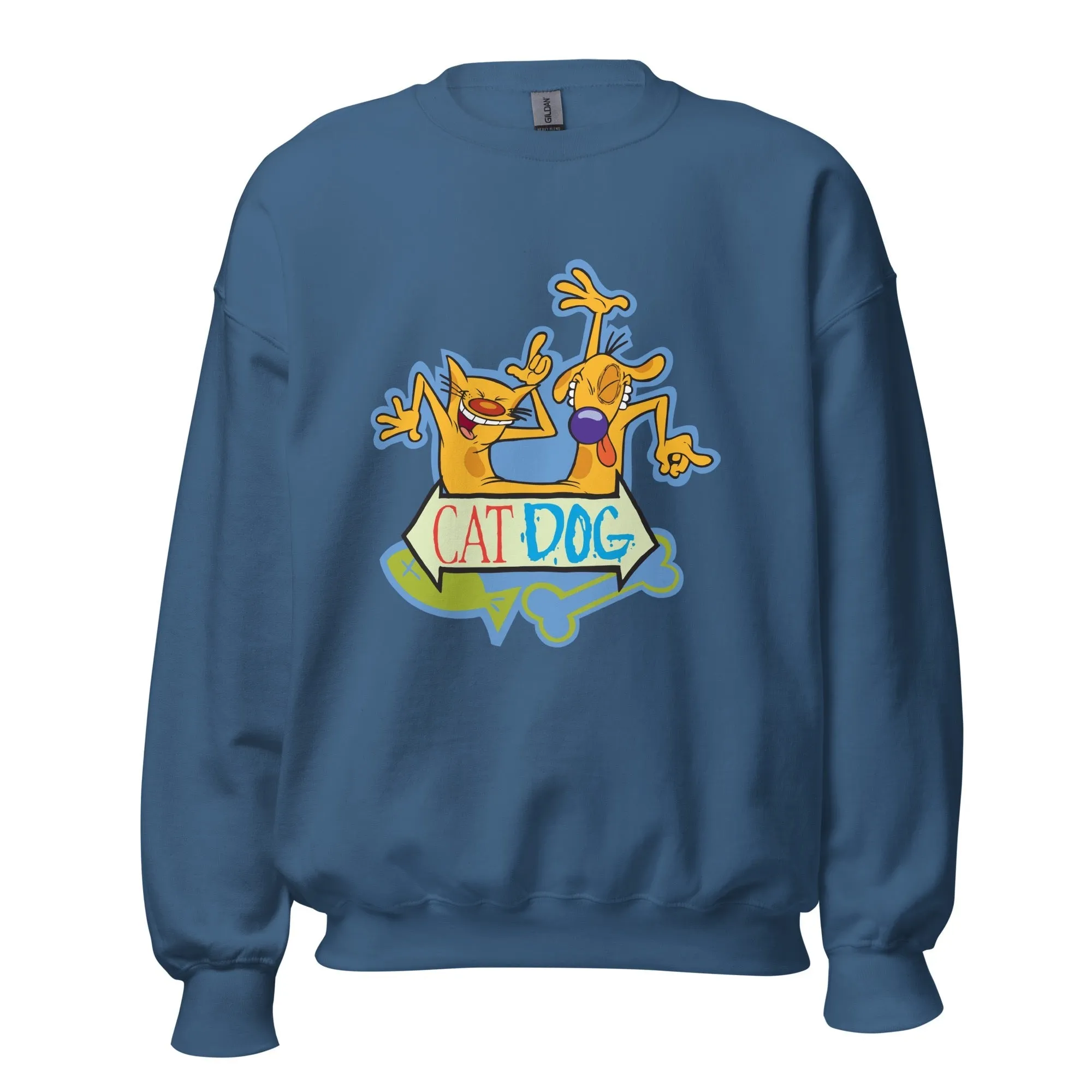 CatDog Dance Adult Crewneck Sweatshirt