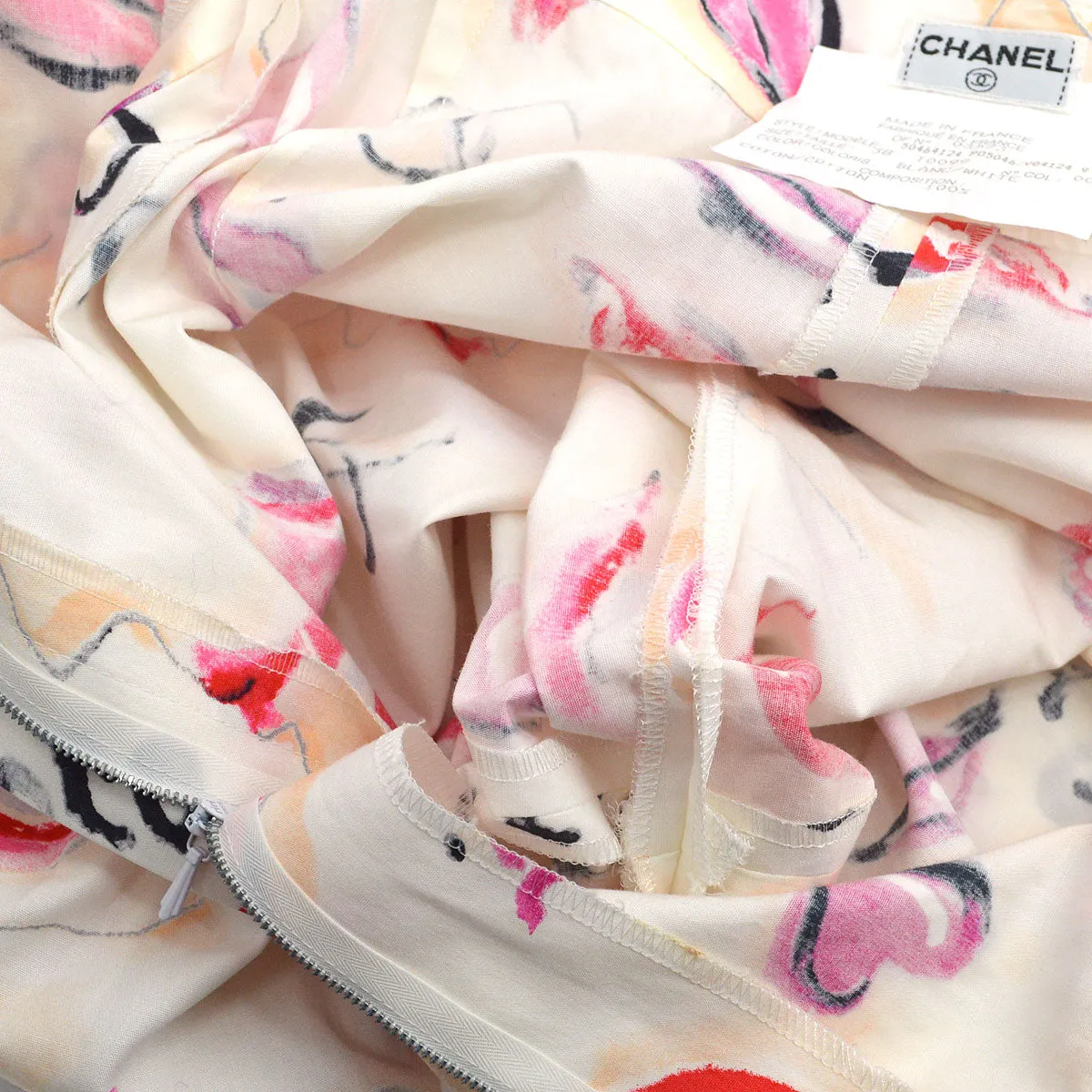 Chanel 1995 Spring graphic-print shirt and shorts set #40 #38