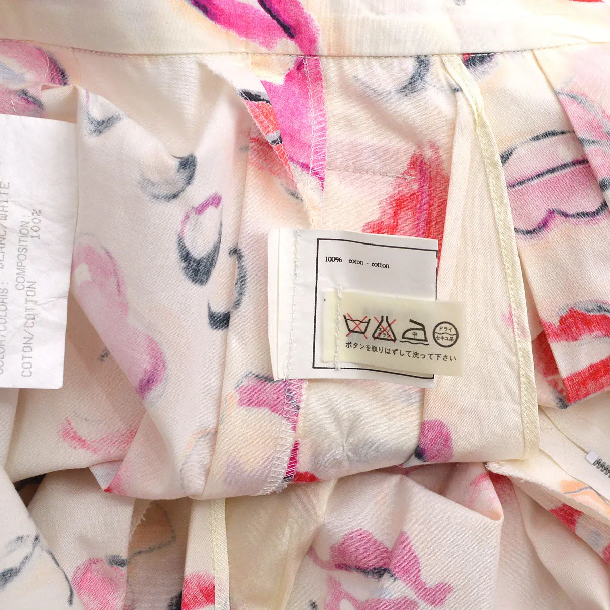 Chanel 1995 Spring graphic-print shirt and shorts set #40 #38