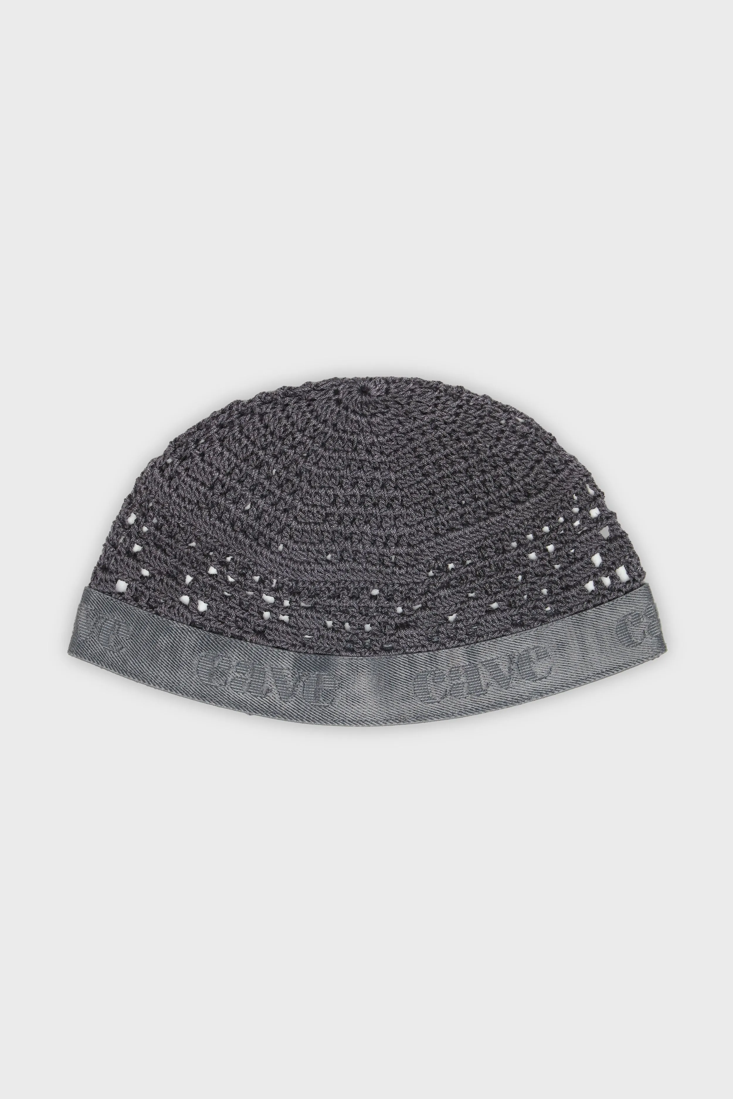 Charcoal Cotton Kuwaiti Kufi