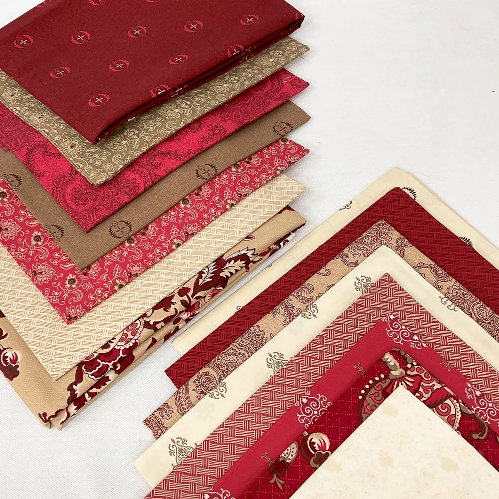 Coordinated Stash Builder Bundle - Starlet - various print fabrics 11 7/8 yards total