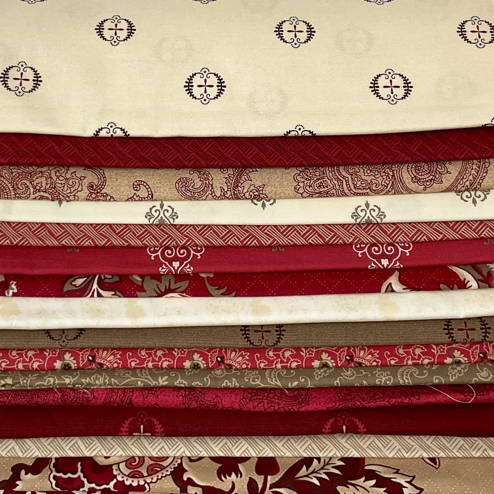 Coordinated Stash Builder Bundle - Starlet - various print fabrics 11 7/8 yards total