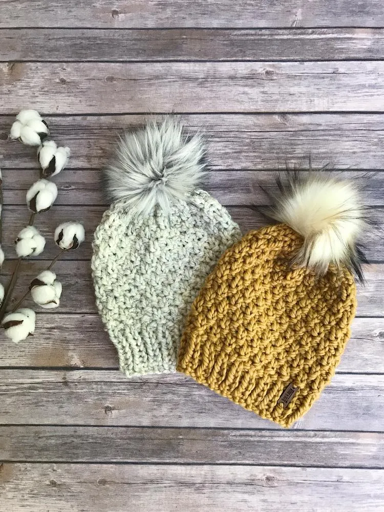 Easy Beginner Knitting Pattern Adult Knit Hat Beanie // The Westbrook