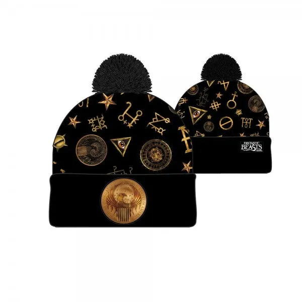 Fantastic Beasts and Where to Find Them Sublimated Macusa Pom Beanie