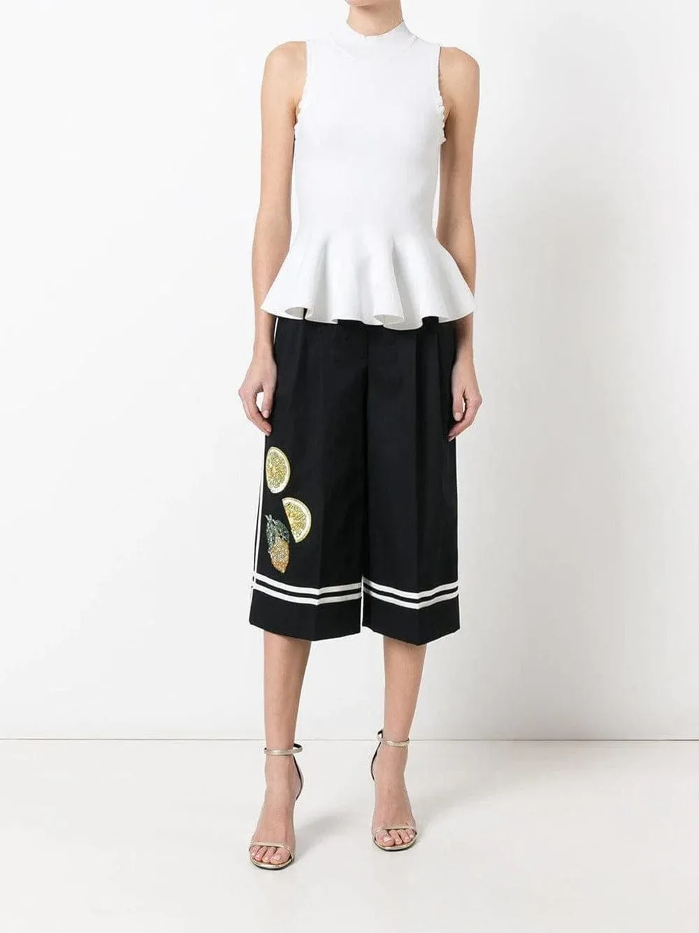 Fruit Embellished Culottes