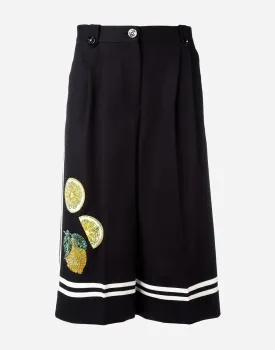 Fruit Embellished Culottes