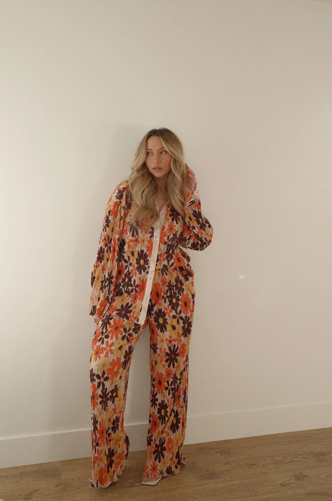 Groovy Baby Floral Plisse Set