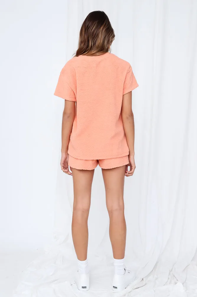HELLO MOLLY Counting Sheep Shorts Peach