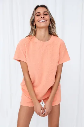 HELLO MOLLY Counting Sheep Shorts Peach