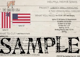 Helpful Heifer Liberty Wall Hanging
