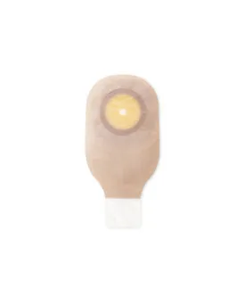 Hollister Premier 1-Piece Drainable Pouch with Clamp Closure Flextend Flat Skin Barrier - 10 per box, 25MM (1"), 23CM (9") - BEIGE