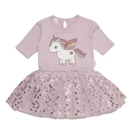 Huxbaby Unicorn Ballet Dress - Lavender