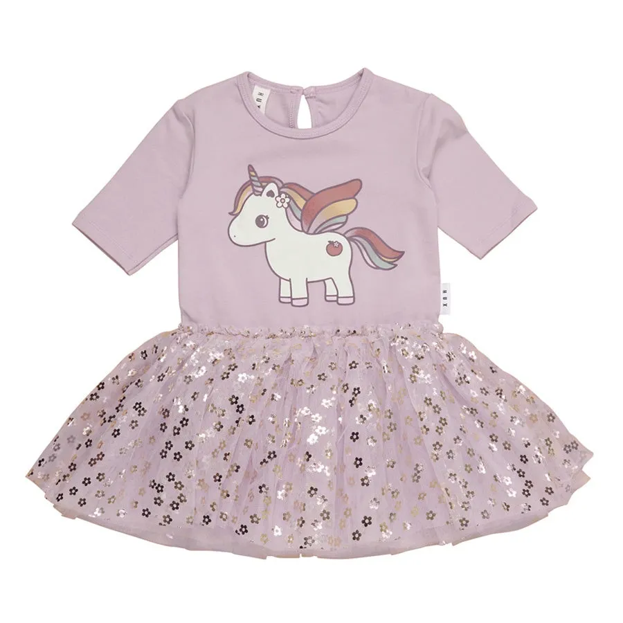 Huxbaby Unicorn Ballet Dress - Lavender