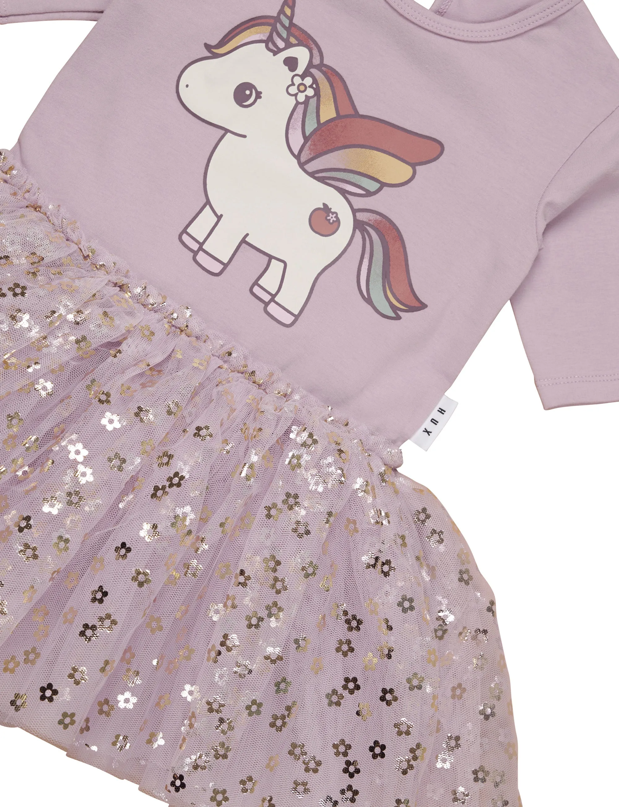 Huxbaby Unicorn Ballet Dress - Lavender