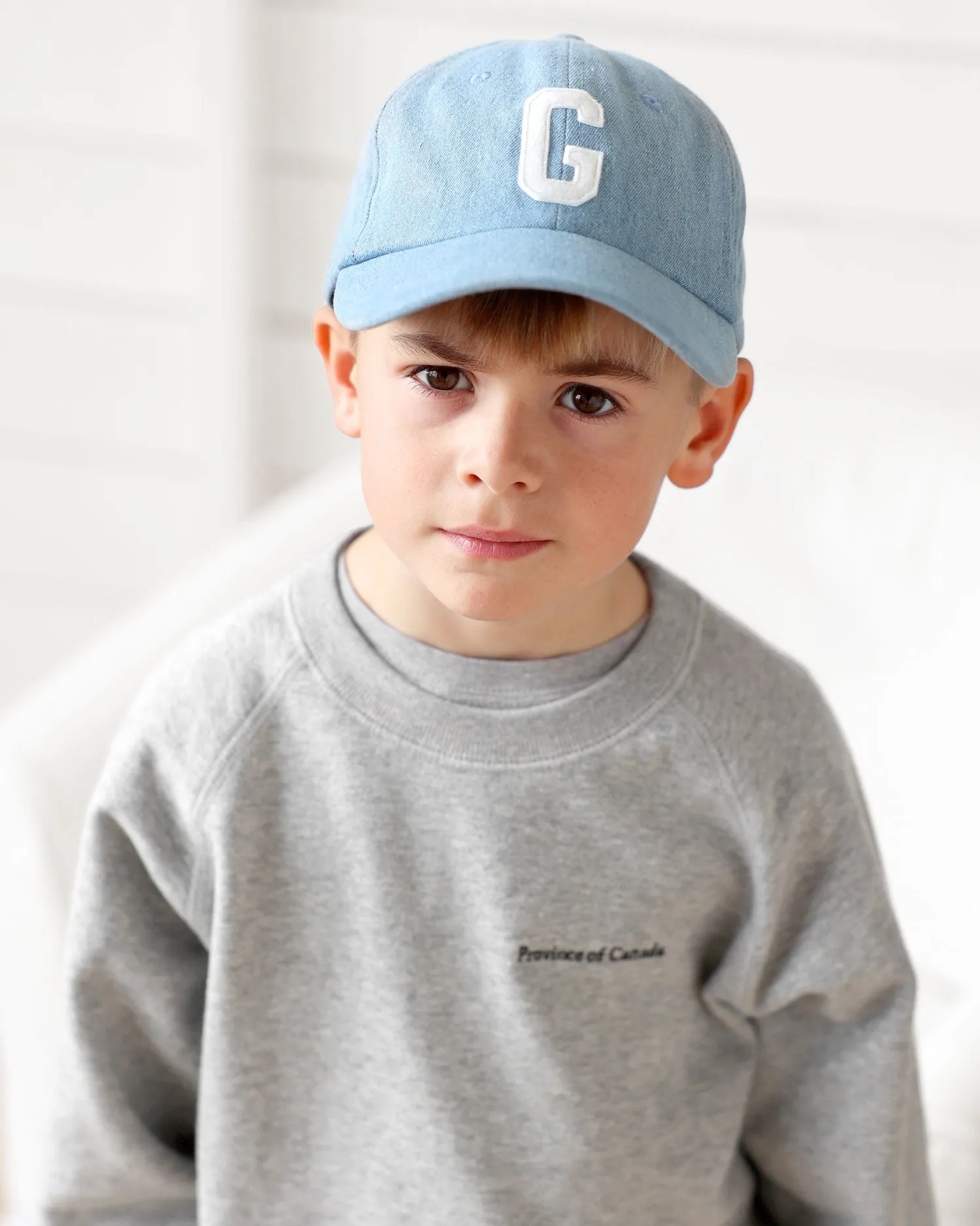 Kids French Terry Sweatshirt Heather Grey - Unisex