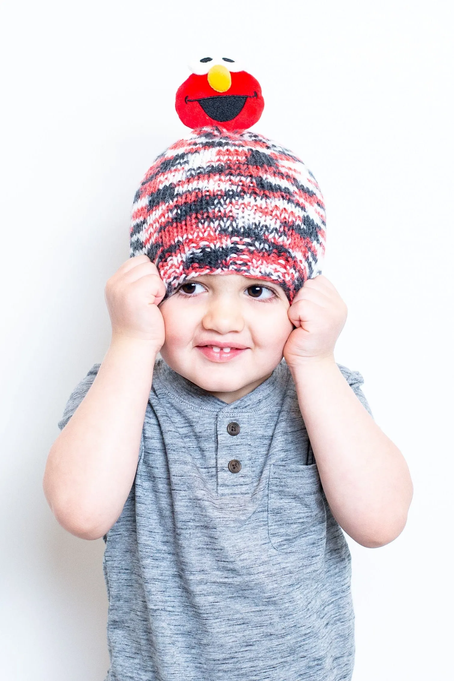 Knit Elmo Hat