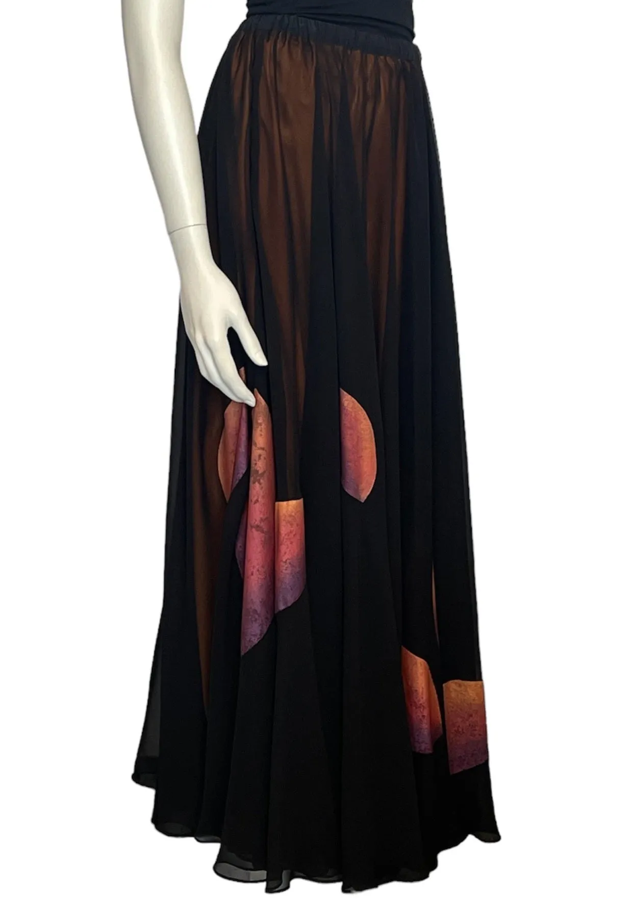 Layered Bias Skirt