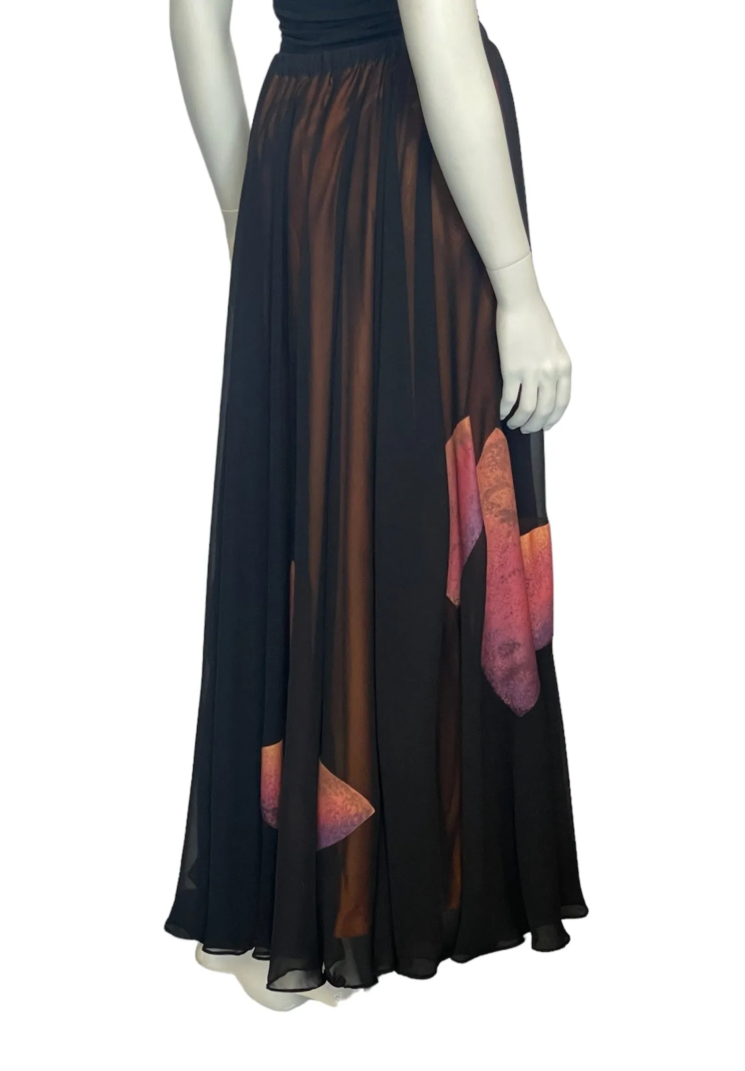 Layered Bias Skirt