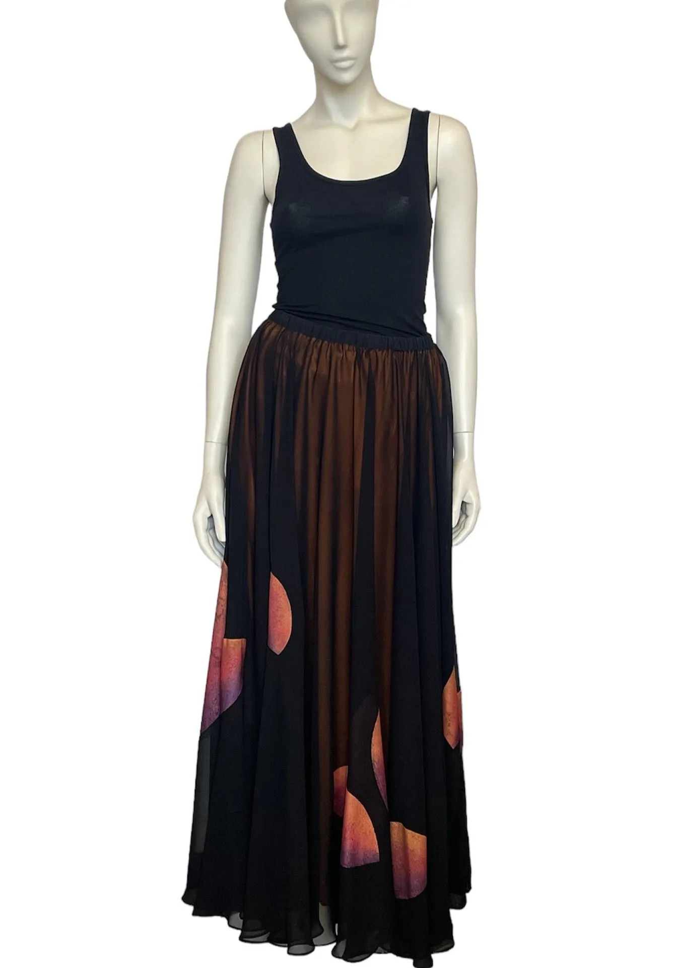 Layered Bias Skirt