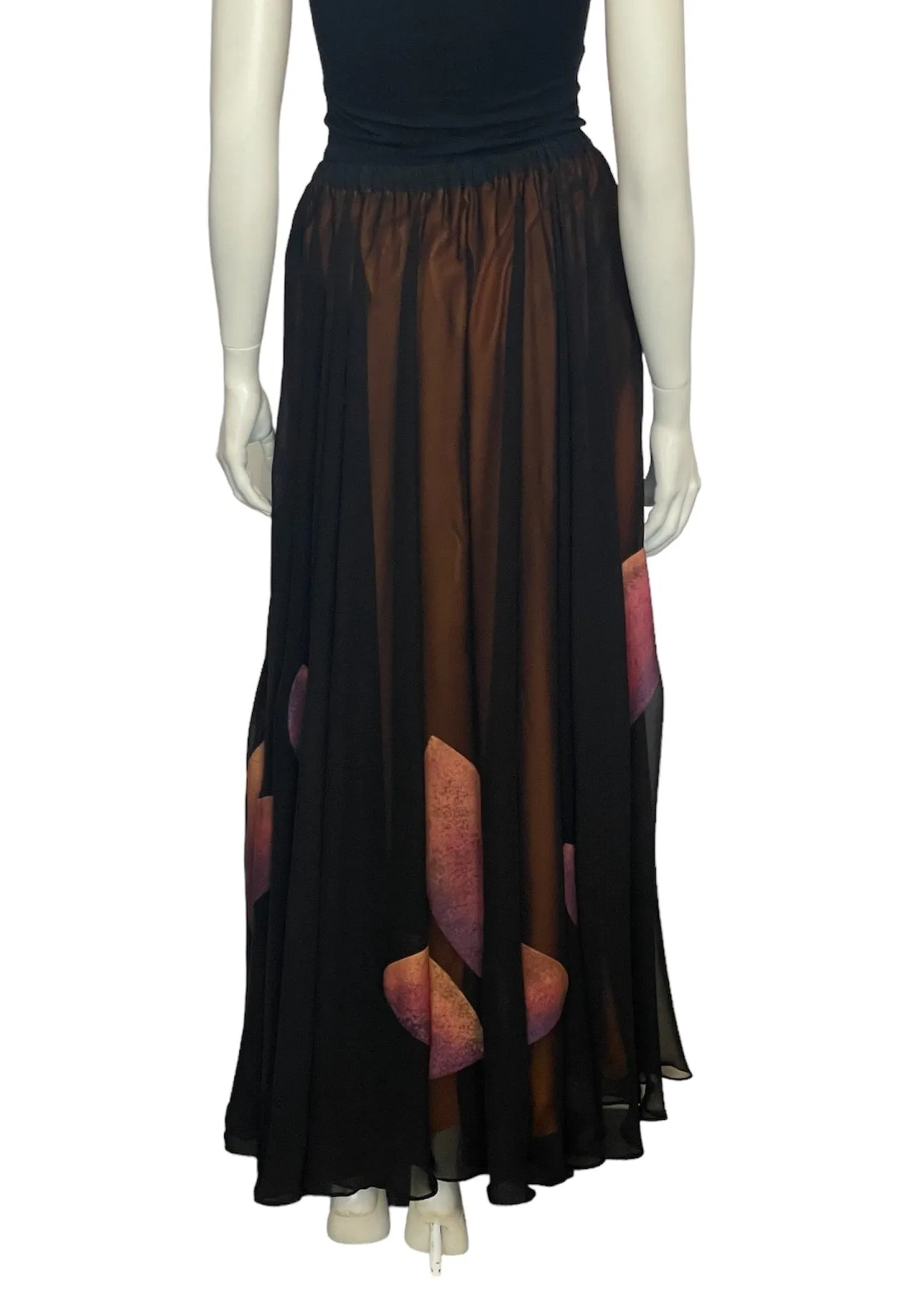 Layered Bias Skirt