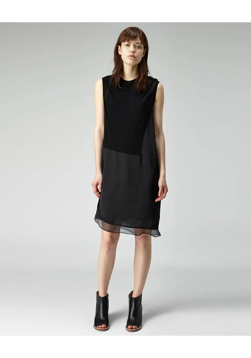 Layered Jersey Dress