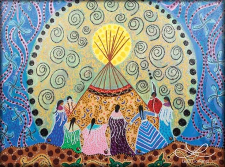 Leah Dorion Dancing Women Magnet  - Out of Stock