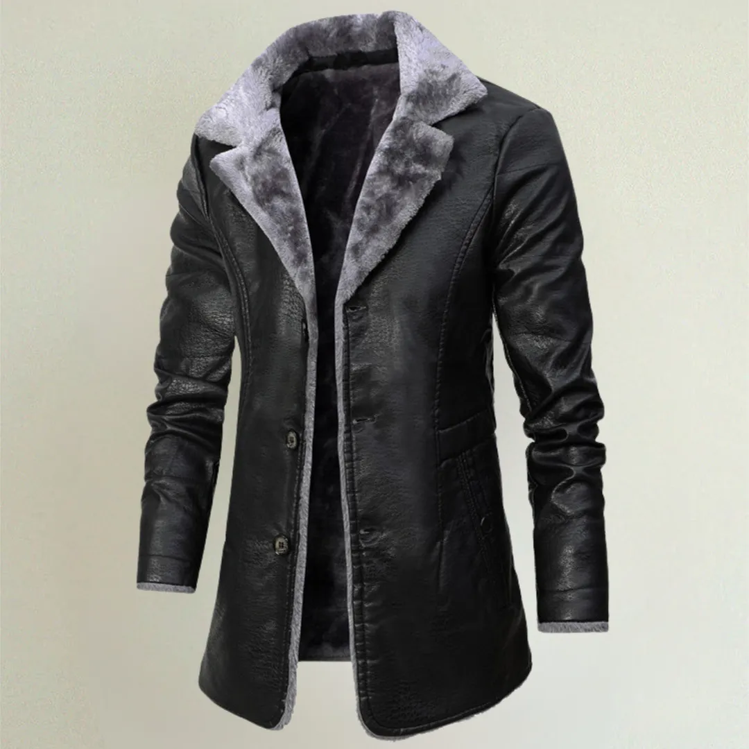 Leon  | Premium Shearling Leather Coat