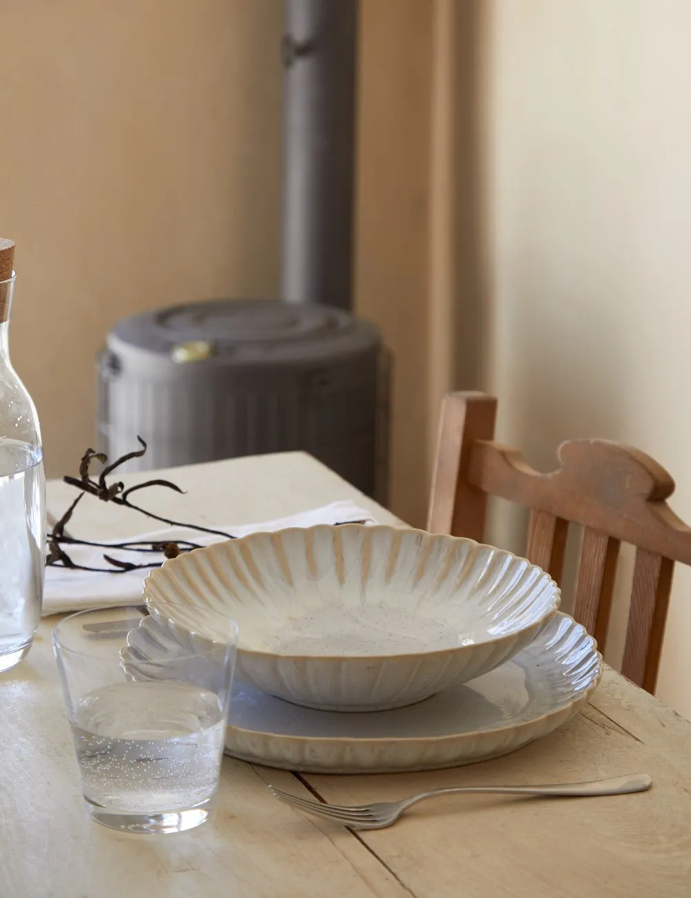 Mallorca Sand Beige Pasta Bowl