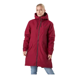 Marta-lisa Wns Parka Red