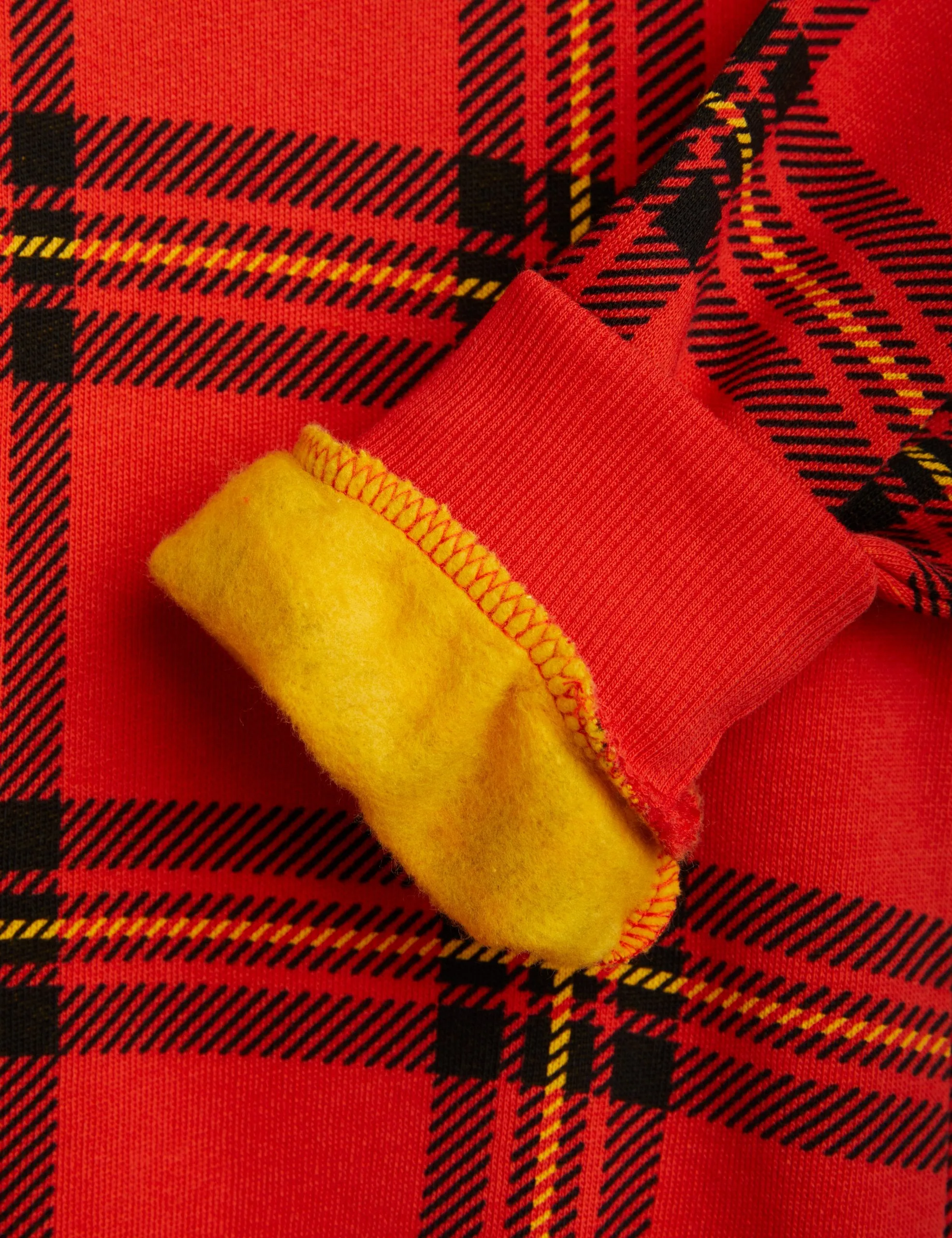 Mini Rodini Check Sweatshirt - Red