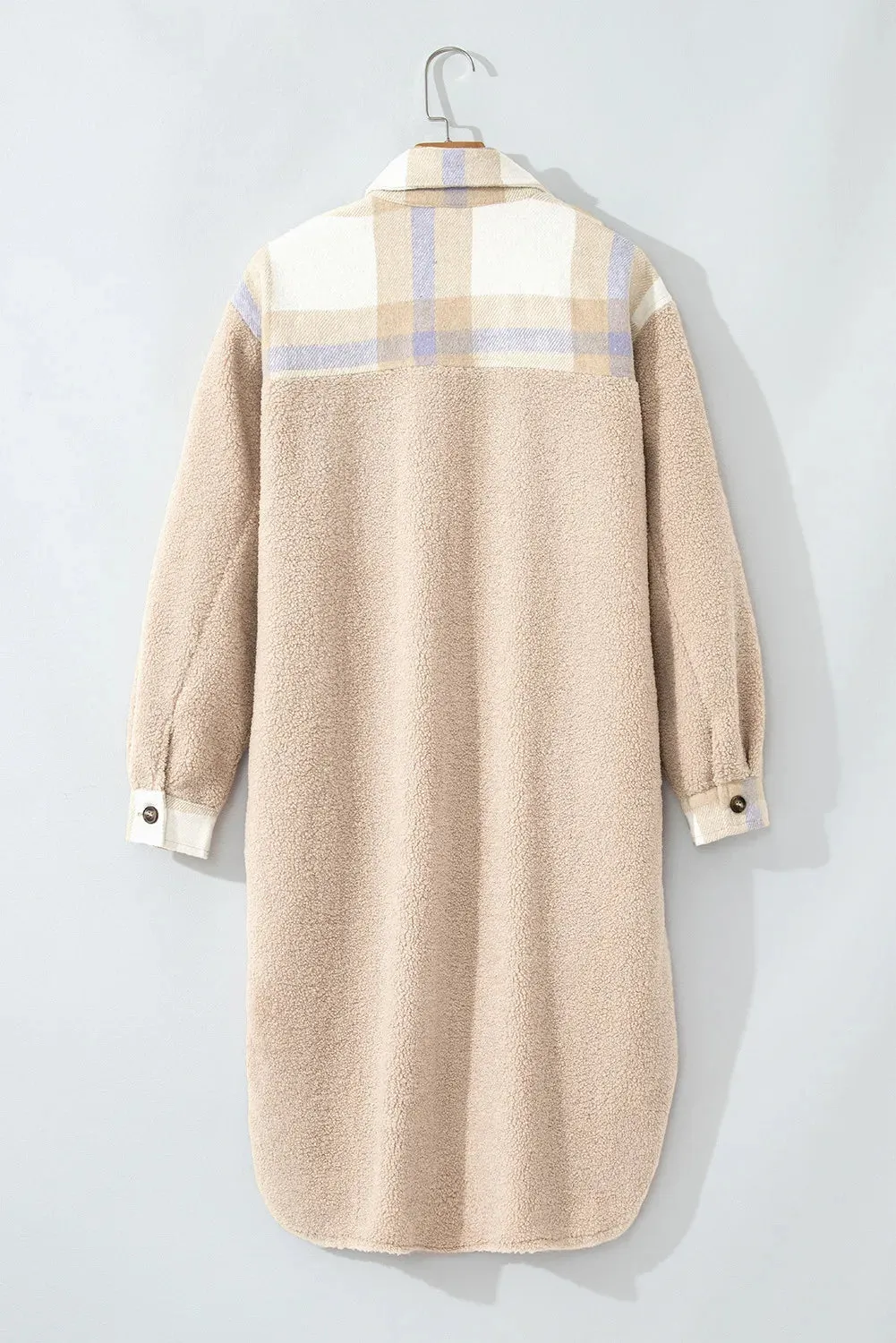 Paisleigh Plaid Button Down Long Sleeve Shacket