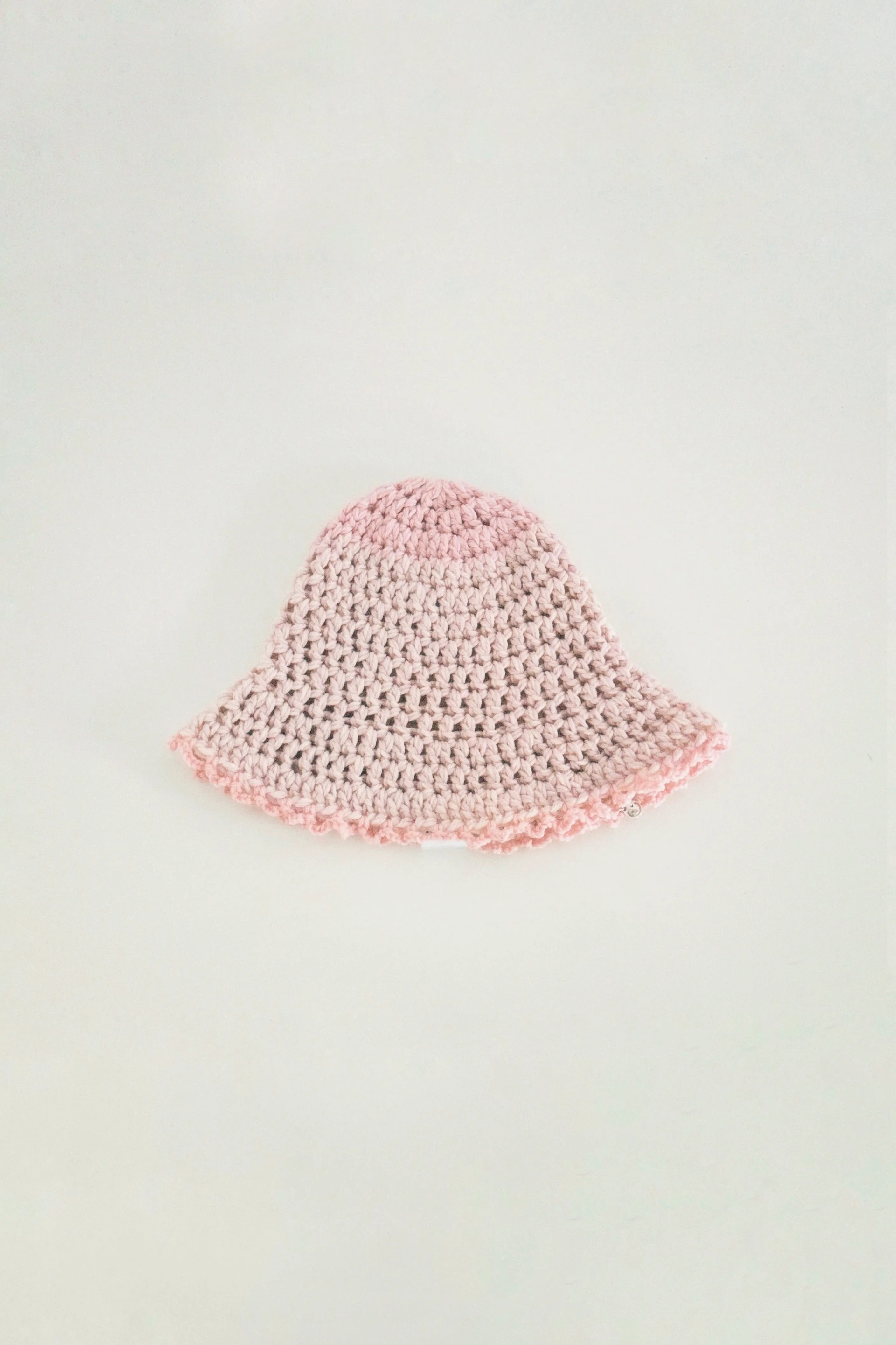 Pink Merino Crochet Hat