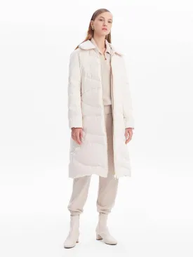 Rabbit Collar Goose Down Coat